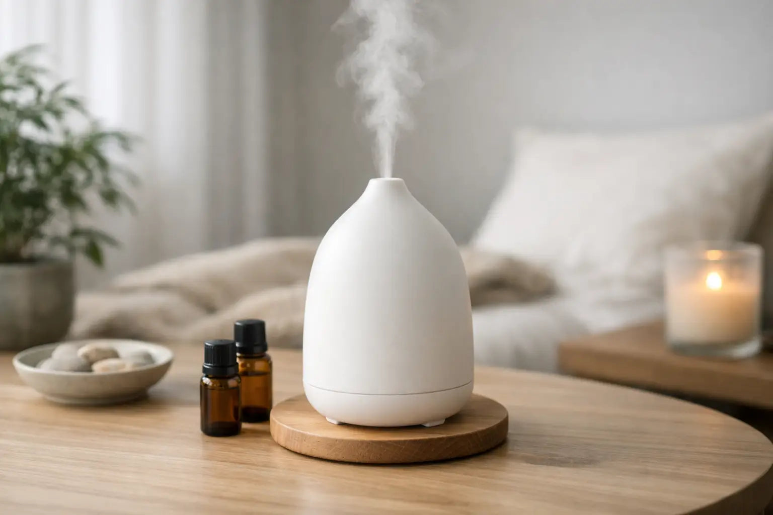 Geur diffuser zonder geluid voor pure rust