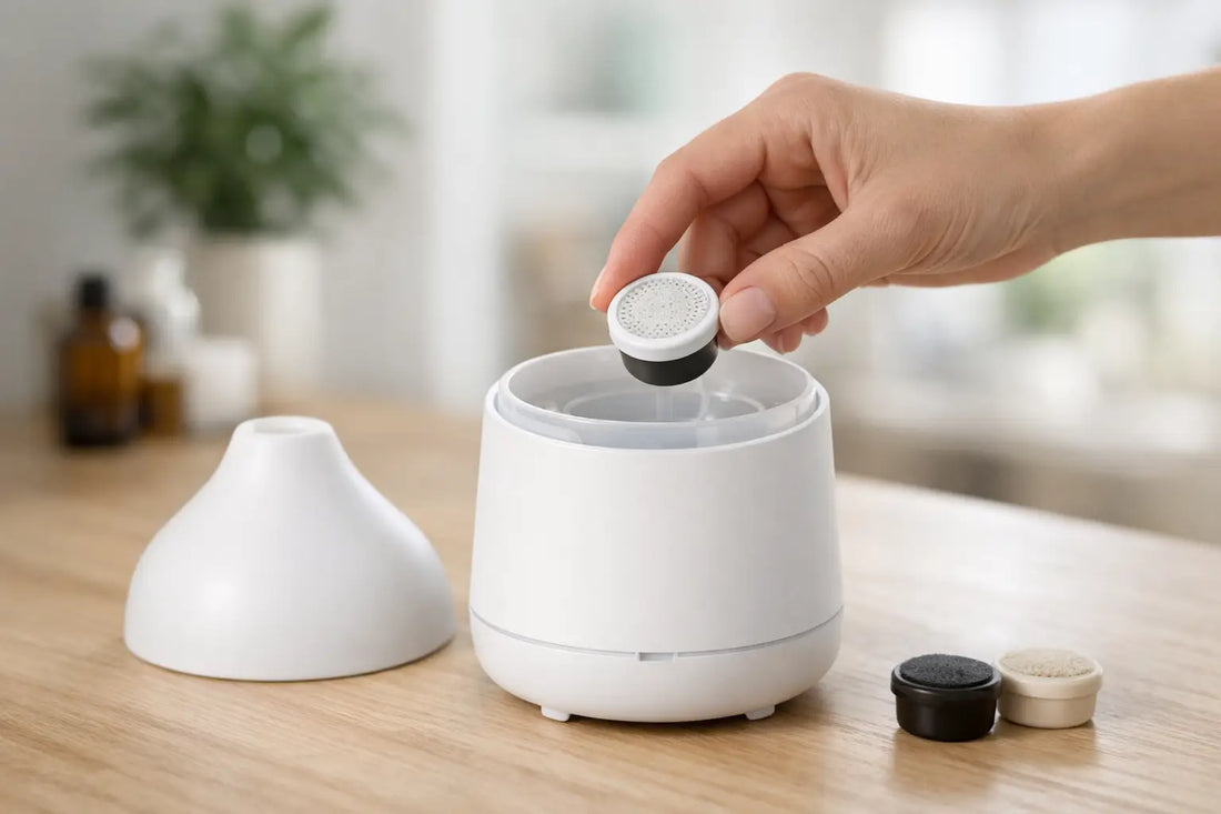 Geurpod correct inbrengen in je diffuser