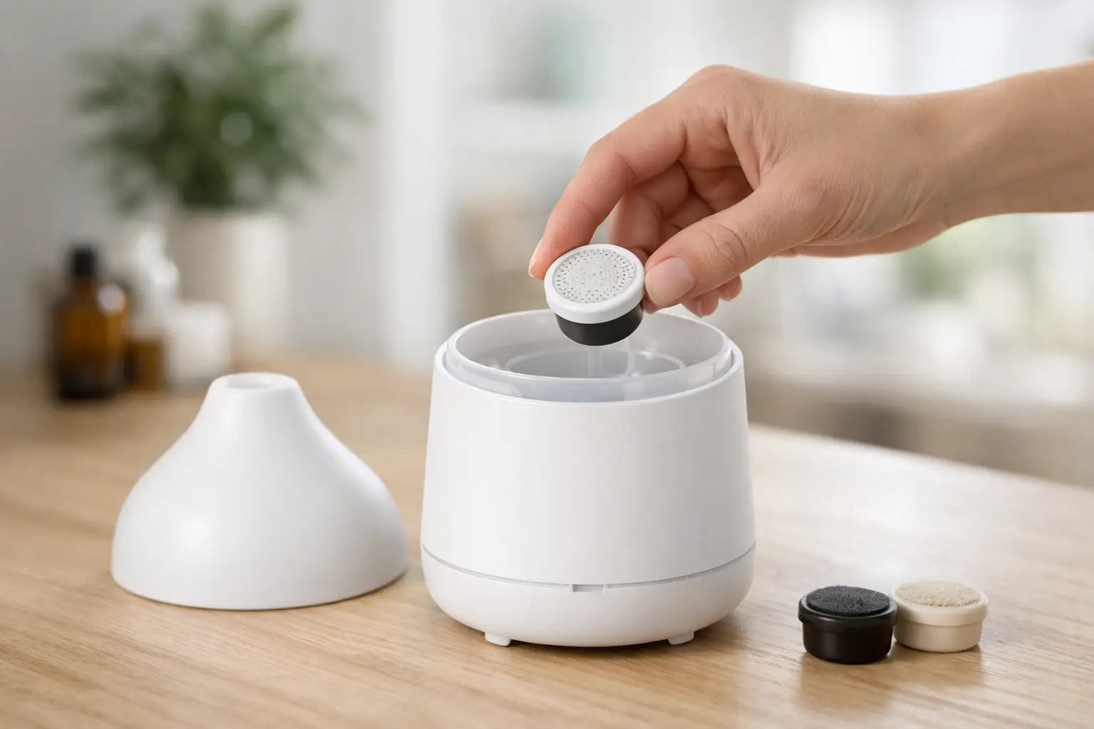 Geurpod correct inbrengen in je diffuser