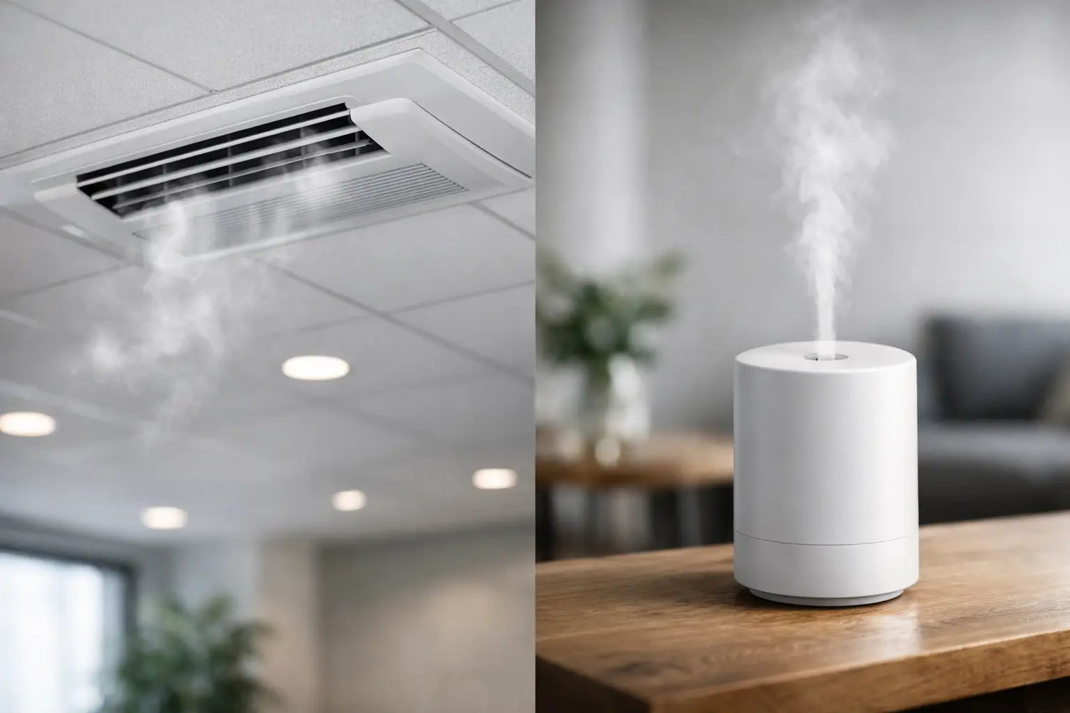 HVAC geurverspreiding of standalone diffuser?