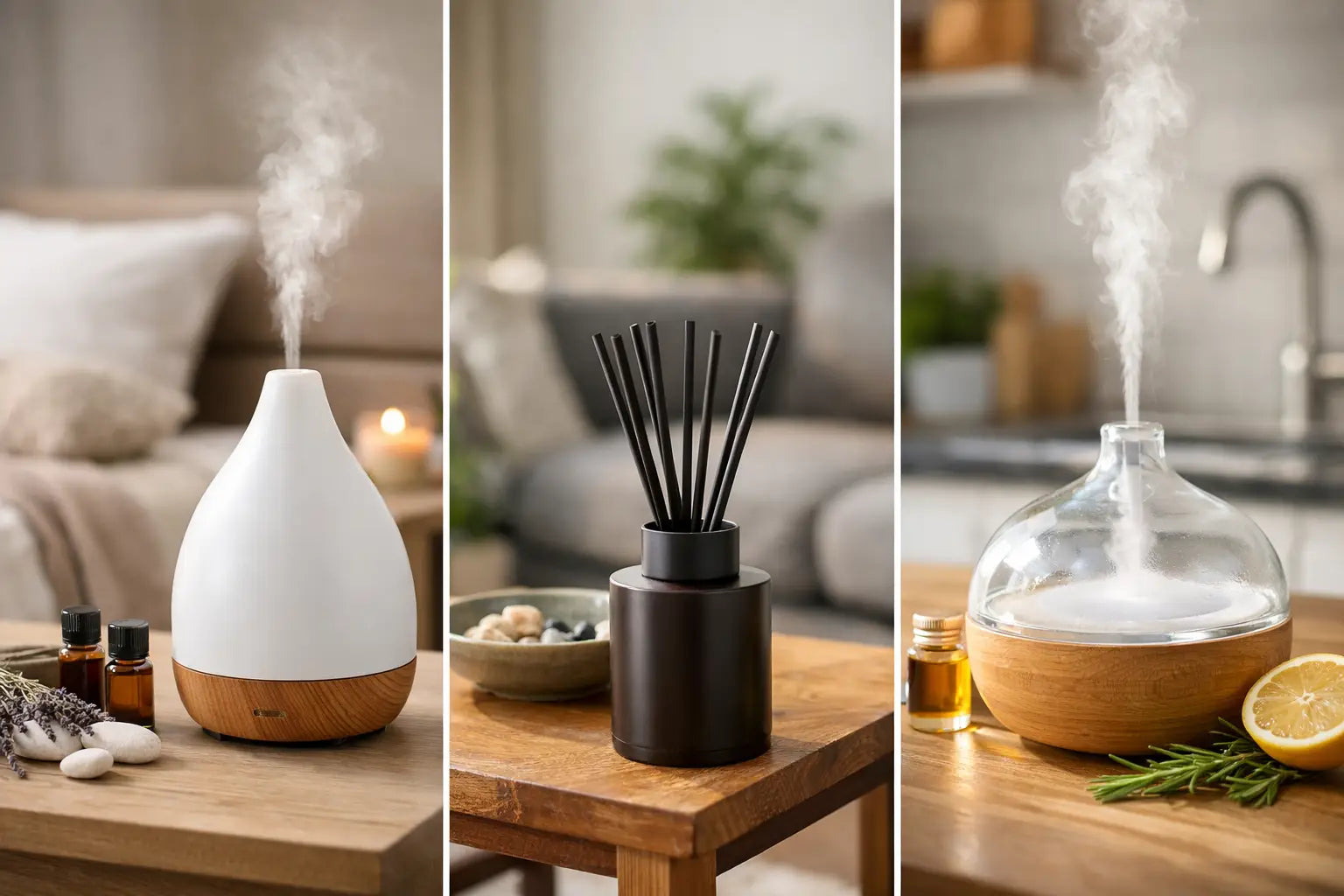 Geurolie diffuser kiezen voor elke ruimte