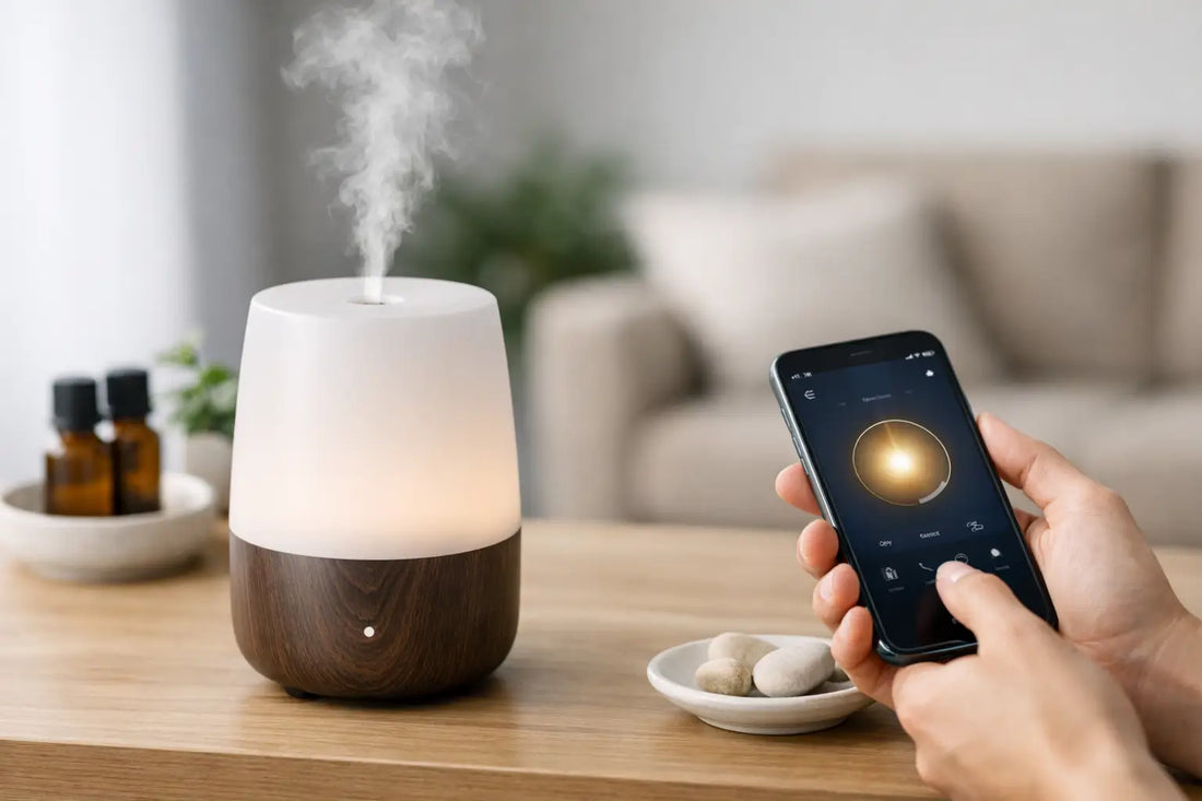 App bestuurbare geur diffuser kiezen