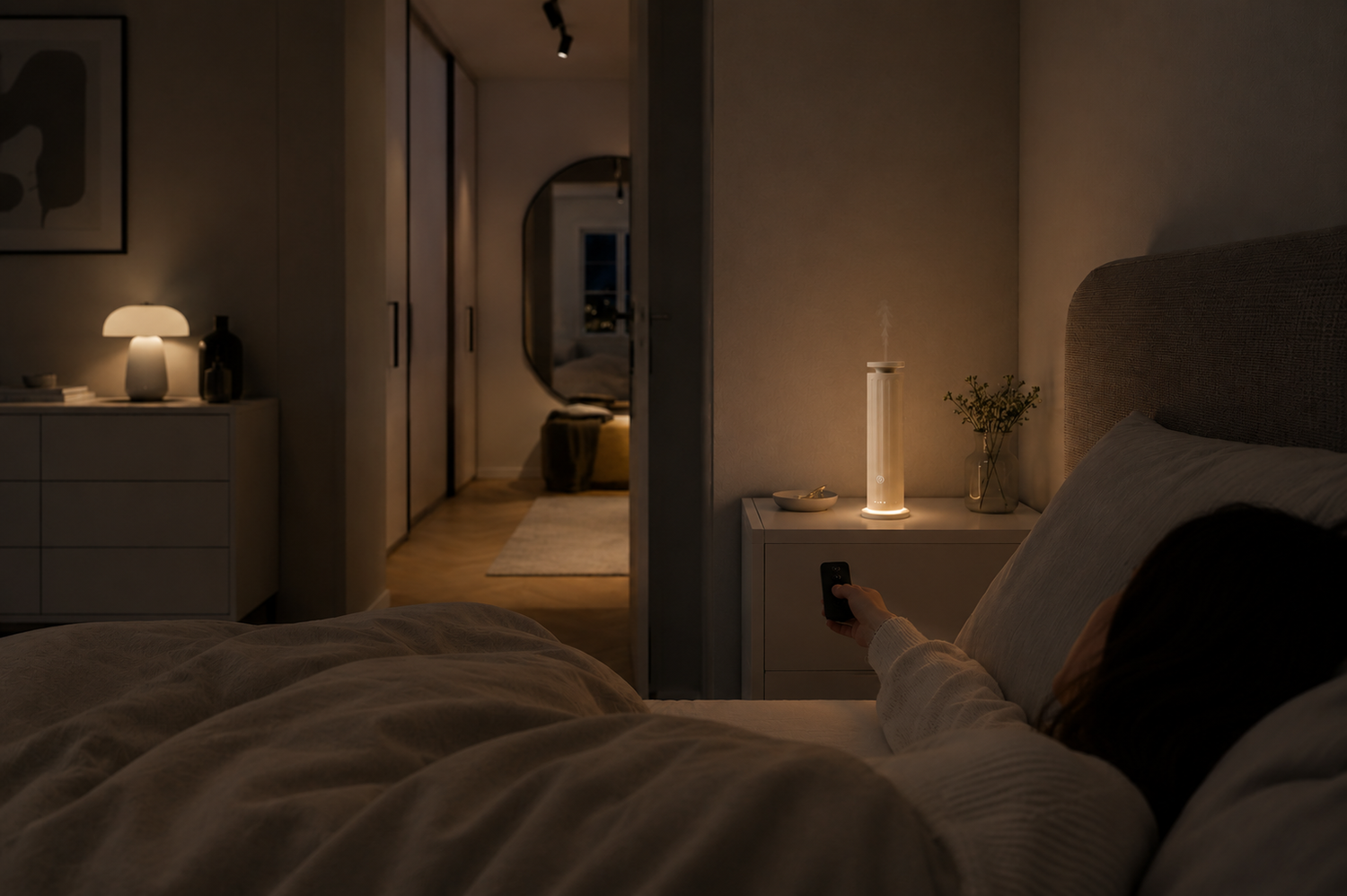 slaapkamer-female-diffuser-afstandsbediening
